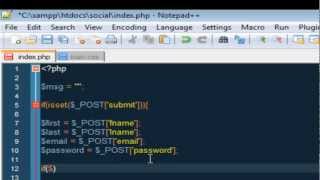 Create a Social Network - 5 - Register User
