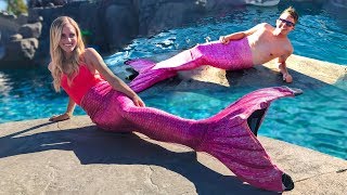 MERMAID COUPLE POOL PARTY! | DailyBumps Pool Party 2017
