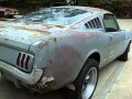 65 mustang fast back orig v8,stick shift car. Barn Find