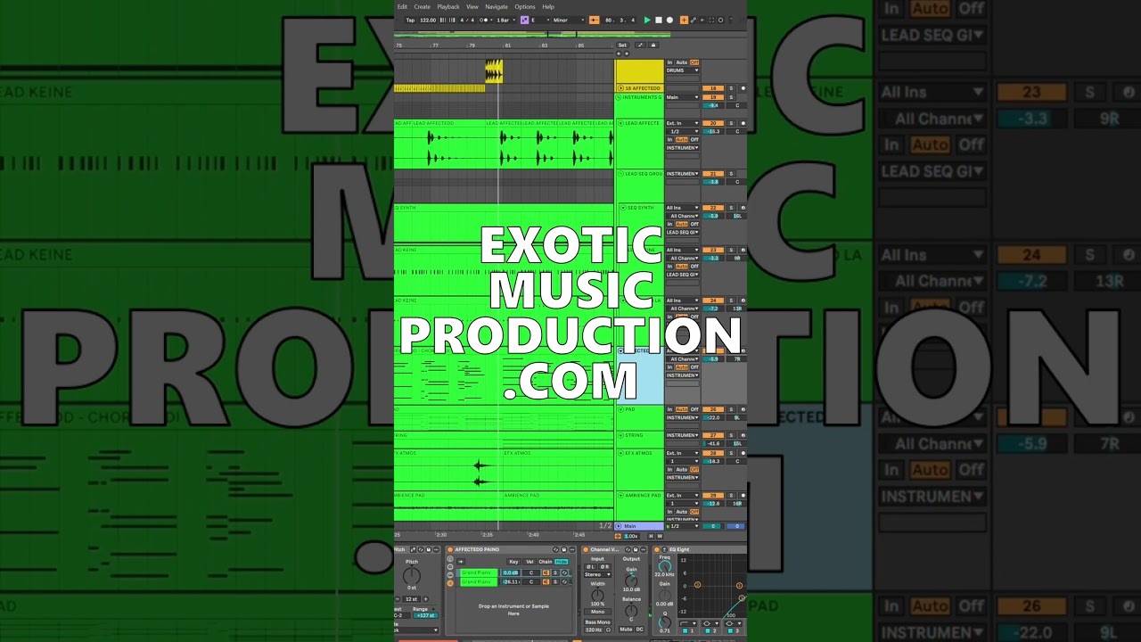 Keinemusik Style Afro House 🎹 Ableton Live Template