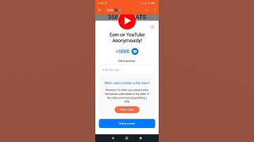 Cats video code "Earn on YouTube Anonymously"