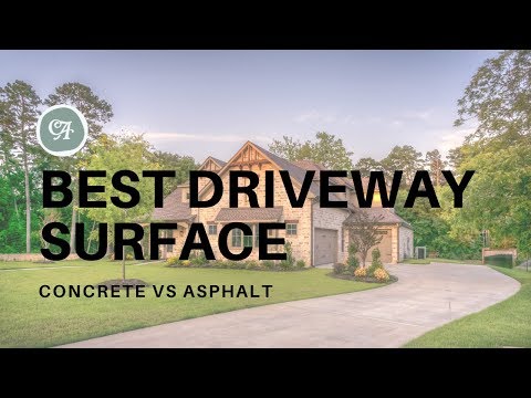 Should I choose asphalt or concrete for my driveway? | Catherine Arensberg