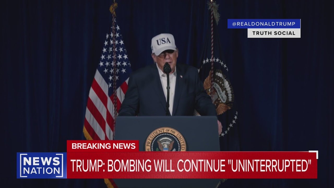 Trump: Iran bombing will continue ‘uninterrupted’ | NewsNation Prime