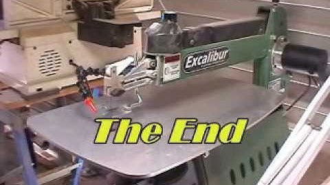 Excalibur Scrollsaw Review by Adrian Iredale