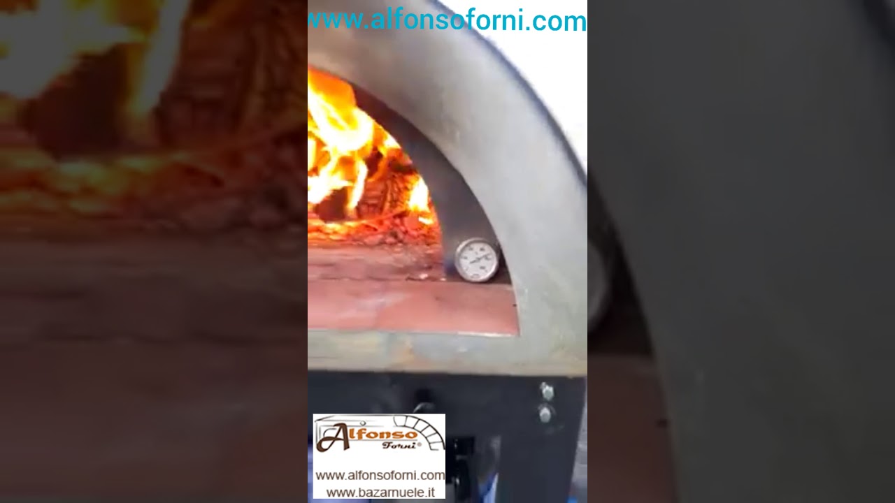 Pasta al forno nel fantastico forno a legna Alfonso 4 Pizze Full Optional  con carrello Alfonso Forni - YouTube