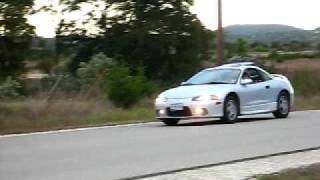 erics eclipse does a sick burnout