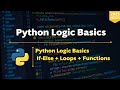 Python Basics Explained – If Else, Loops, and Functions for Absolute Beginners 2025