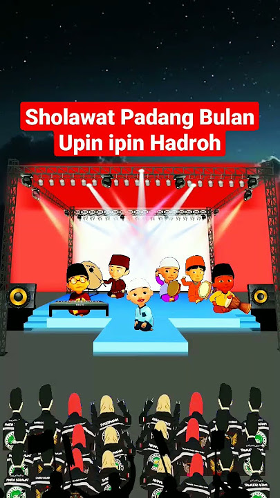Sholawat Padang Bulan | Animasi Upin Ipin Hadroh #shorts