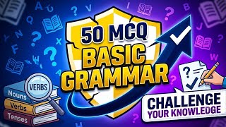 50 Basic Grammar MCQs: Only 1% Get a Perfect Score! #englishgrammar