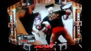 Evolution Attacks Mick Foley Backstage Raw 2004