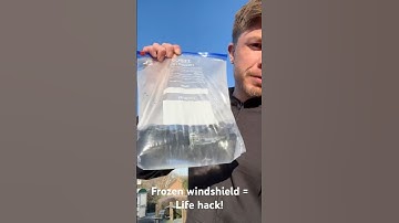 The fastest way to defrost ur icy car windows! #lifehack #firstshortvideo #solotravel #travel #goal