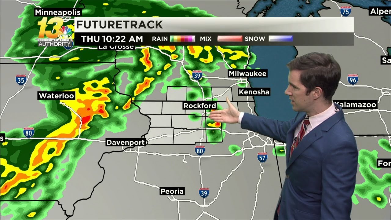 Showers and storms join us Thursday - YouTube