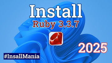 How to Install Ruby Latest version on windows 11 || Step by step Install Tutorial || Install Mania