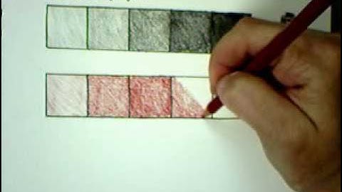 colored pencil value scale