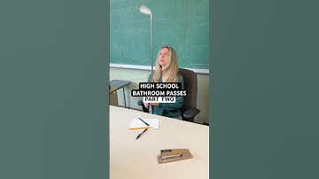 this video is the bathroom pass #americanhighshorts #bathroompass #hallpass #schoollife
