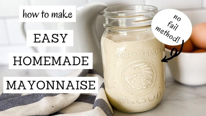 Mayonnaise Recipe (Super Easy!)