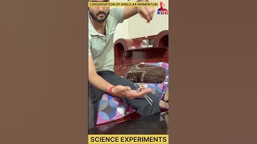 conservation of angular momentum | science experiments |#experiment #science