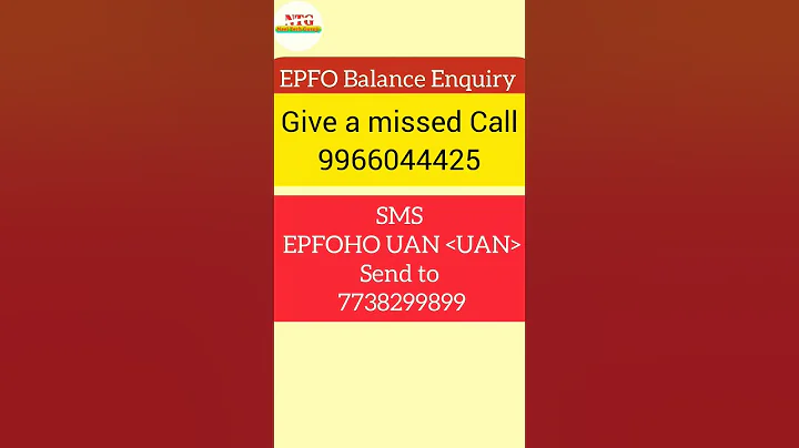 EPFO Launch New Missed Call Number for PF Balance Enquiry #shorts #epfo #youtubeshorts #short