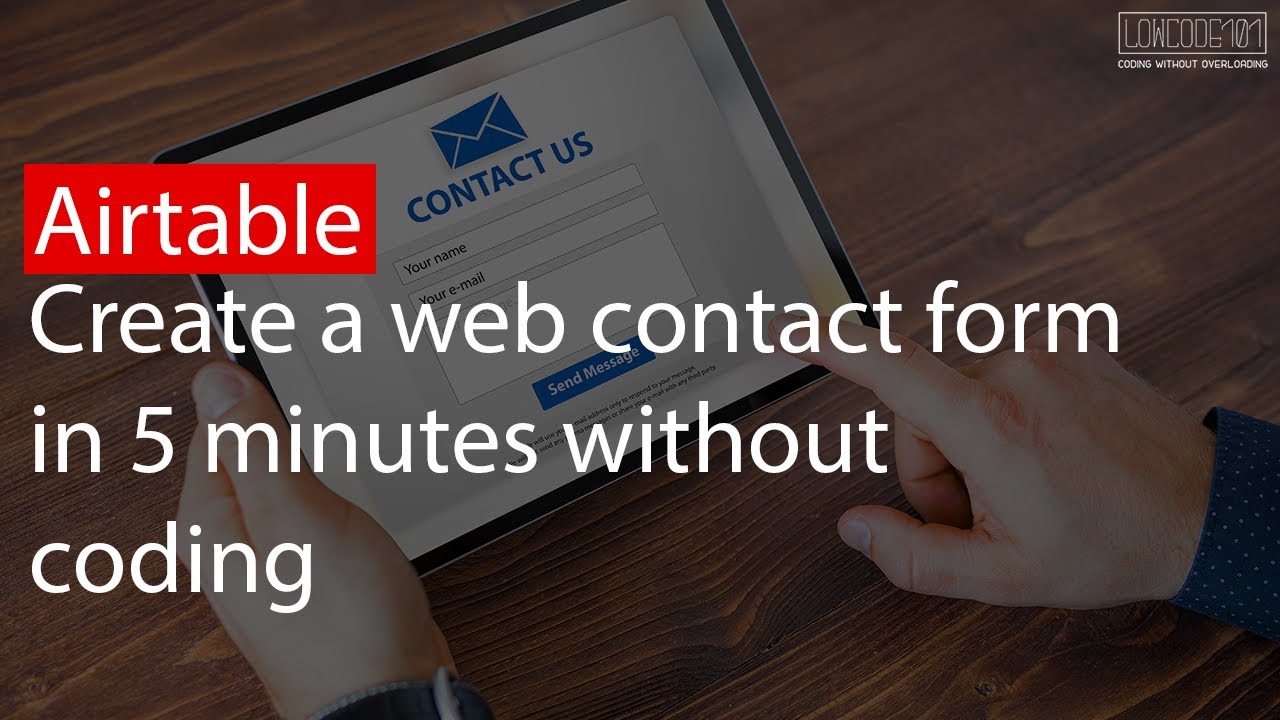 Create a web contact form in 5 minutes with Airtable