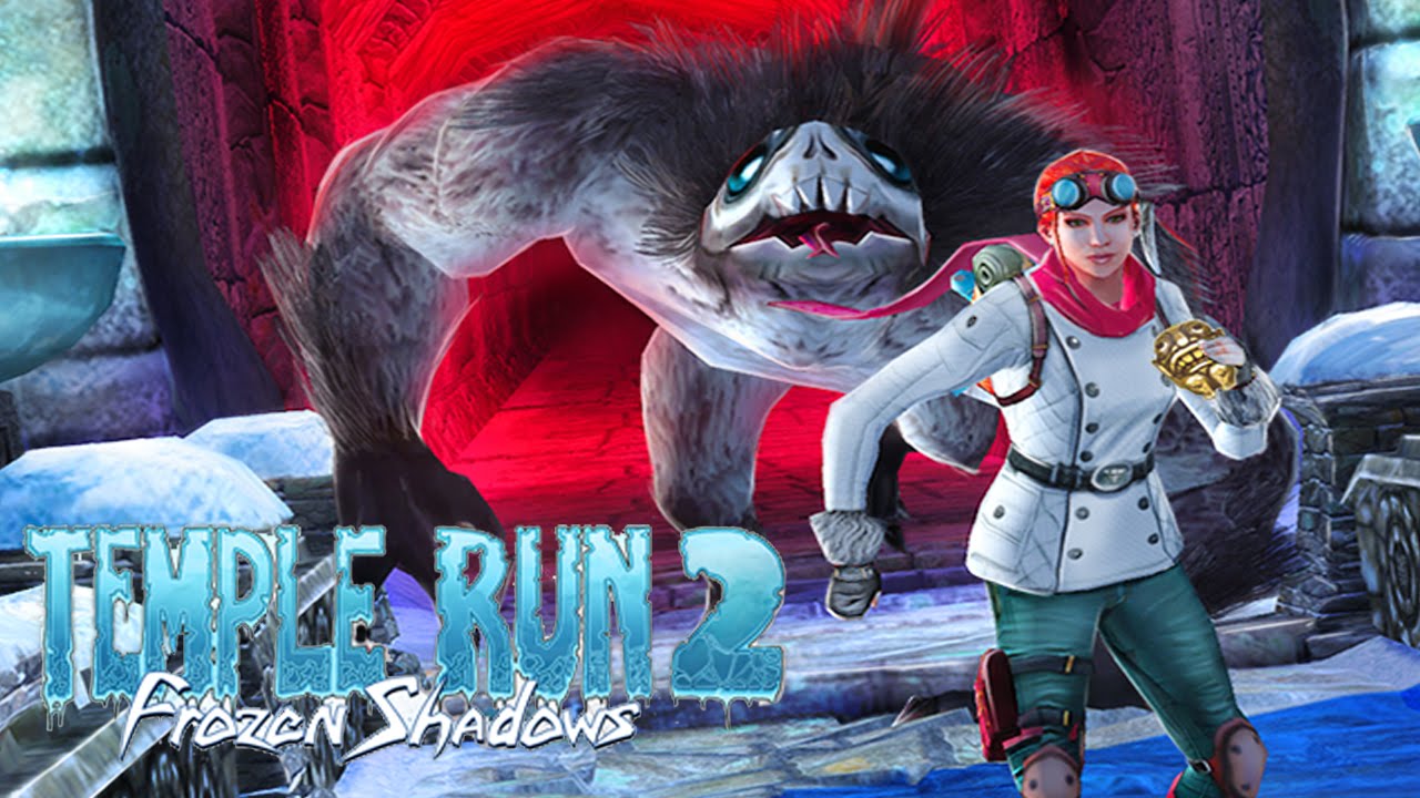 Temple Run 2 Frozen Shadows Map PC Gameplay in Pink Colour Effect