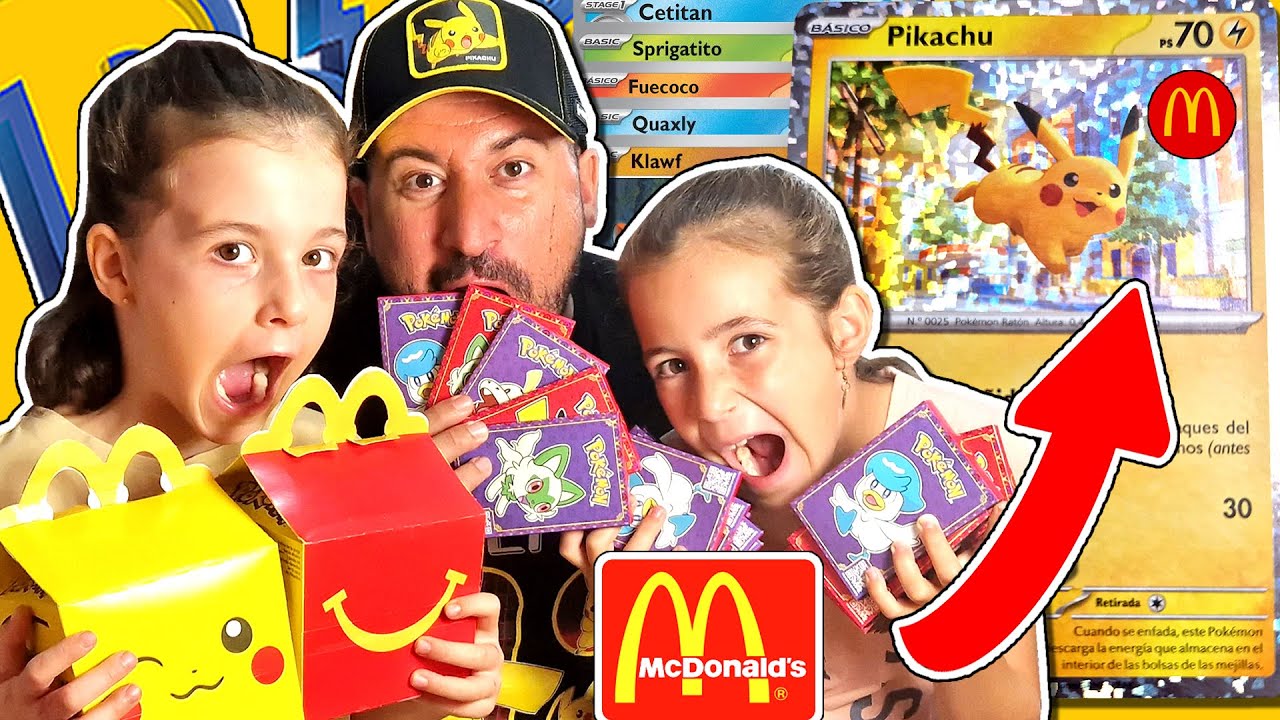 Los especuladores arrasan con las cartas de Pokémon incluidas en los menús  Happy Meal de McDonald's