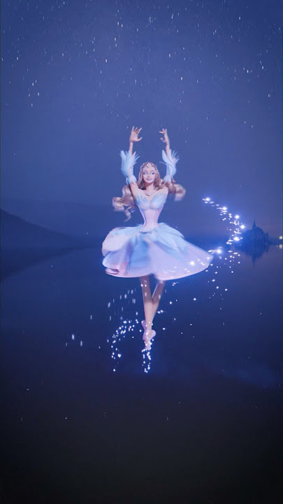 Barbie of Swan Lake dance screen 🤍🦢 #3d #barbie #swanlake
