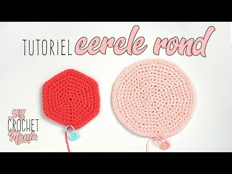 TUTO COMMENT FAIRE UN CERCLE ROND PARFAIT AU CROCHET PAS A PAS FACILE