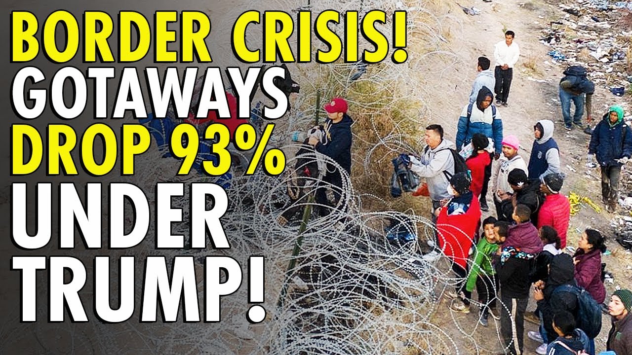 Southern Border Gotaways Drop 93%—What the Media Won’t Tell You - YouTube