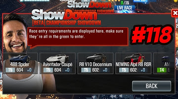 CSR2 | CHAMPIONSHIP SHOWDOWN "NEWING ALPIL R8" | Top 10 Fastest Cars, Tunes & Info | Season 118
