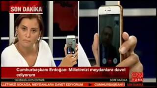 Turkey President Erdogan Asks Help From Nation On Skype Announcement 16.07.2016