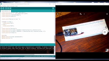 Controllare un LED dal server web usando NodeMcu o Esp8266 programmazione con Arduino IDE 02