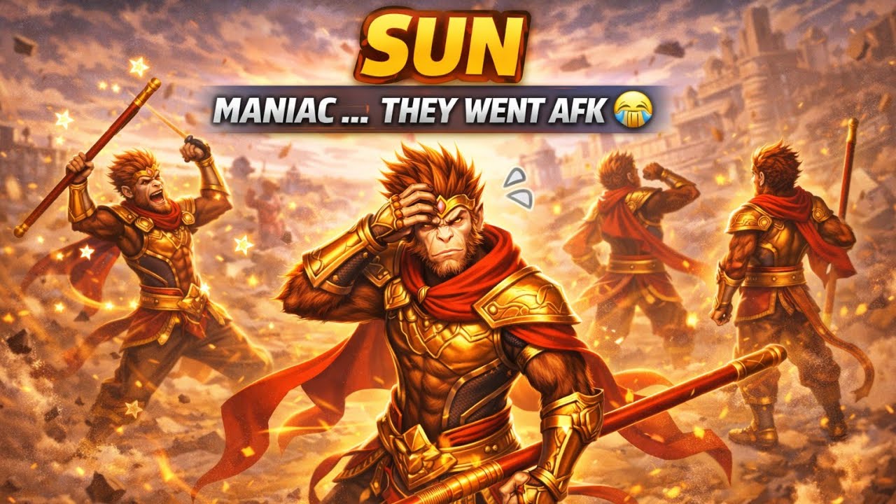 Geprekan Maut Si Raja Monyet! Sun Jungler Maniac - Sekali Loncat 4 Orang Ilang