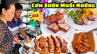 Ăn Cơm Tấm Sườn Muối Nướng Bà Năm Ngon Không Đối Thủ giá 60k ở Sài Gòn