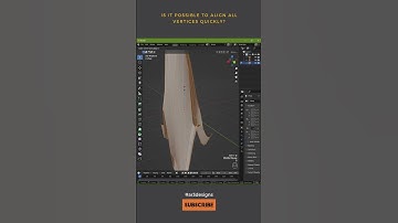 Blender Tip Vertex Alignment Shortcuts | AR3Designs Daily Blender 3D Tips