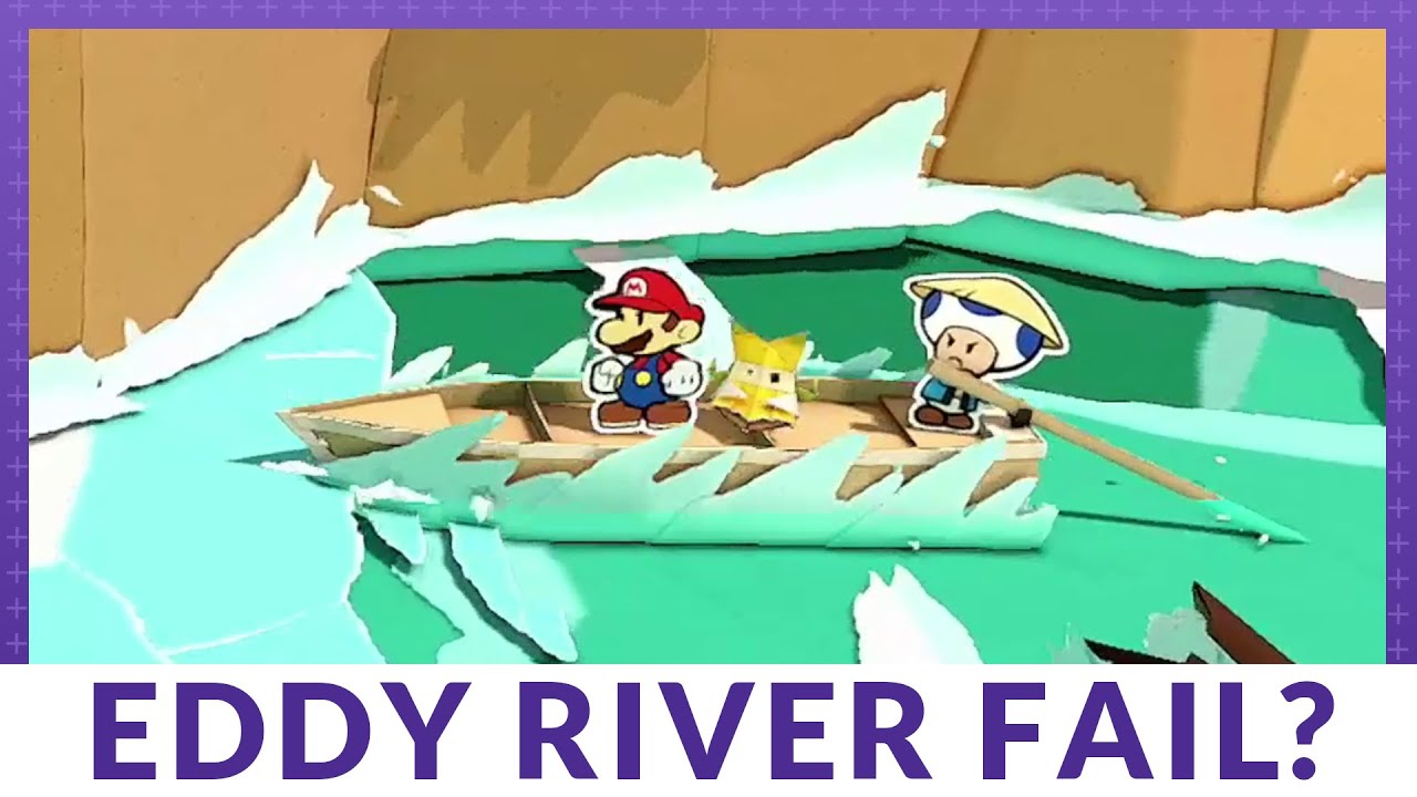 Can We Pass The Eddy River Challenge?! 😱 (Paper Mario Origami King