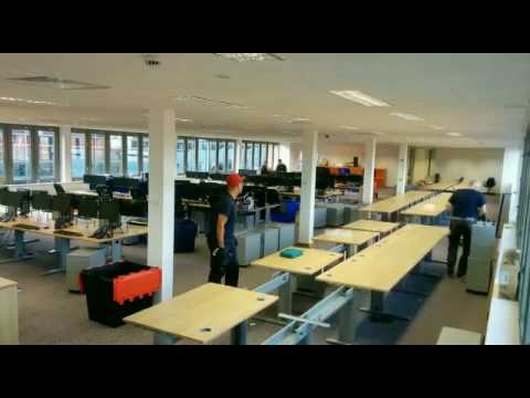 Time Lapse Office Move and Build - YouTube