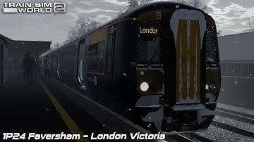 1P24 Faversham - London Victoria - Southeastern High Speed - Class 375 - Train Sim World 2
