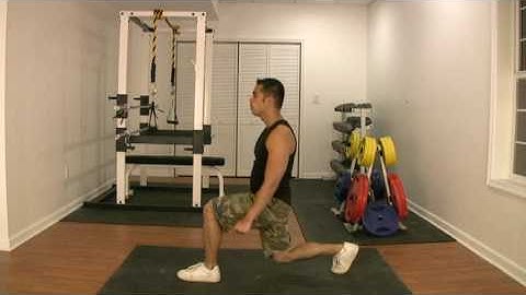 Bodyweight Alternating Reverse Lunges