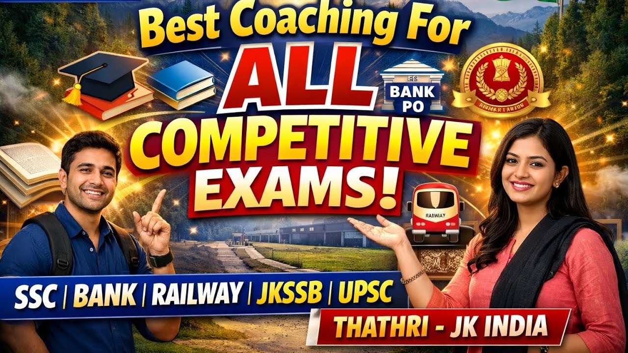 Best Coaching Institute  |  For All Competitive Exam Thathri J&K | The State News 