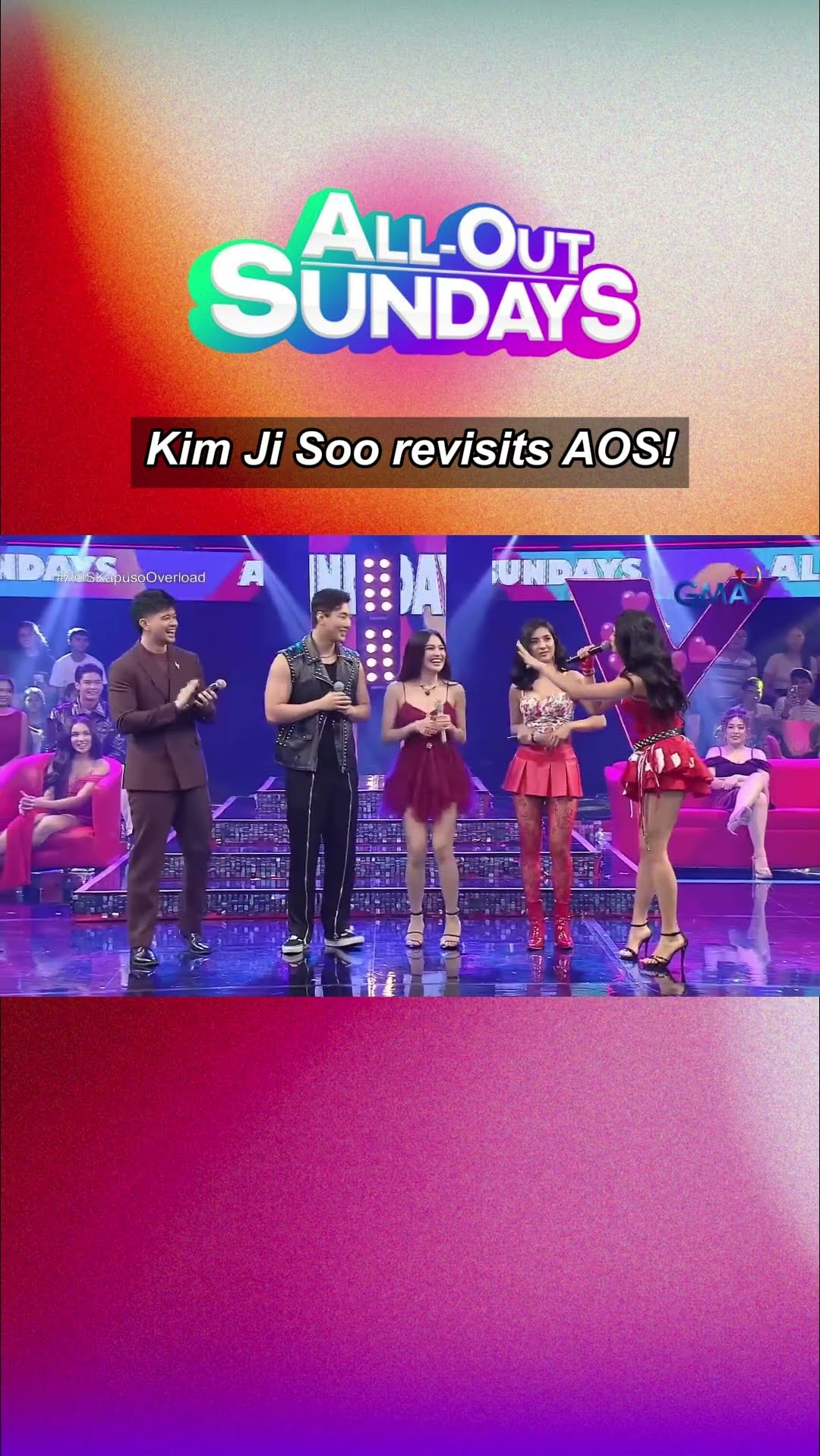 Kim Ji Soo revisits AOS! #shorts | All-Out Sundays