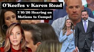 LIVE: 7/10/26 Karen Read  Hearing on Motions to Compel
