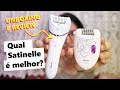 Qual depilador SATINELLE PHILIPS é melhor? Unboxing e review