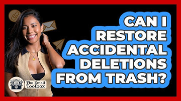 Can I Restore Accidental Deletions From Trash?