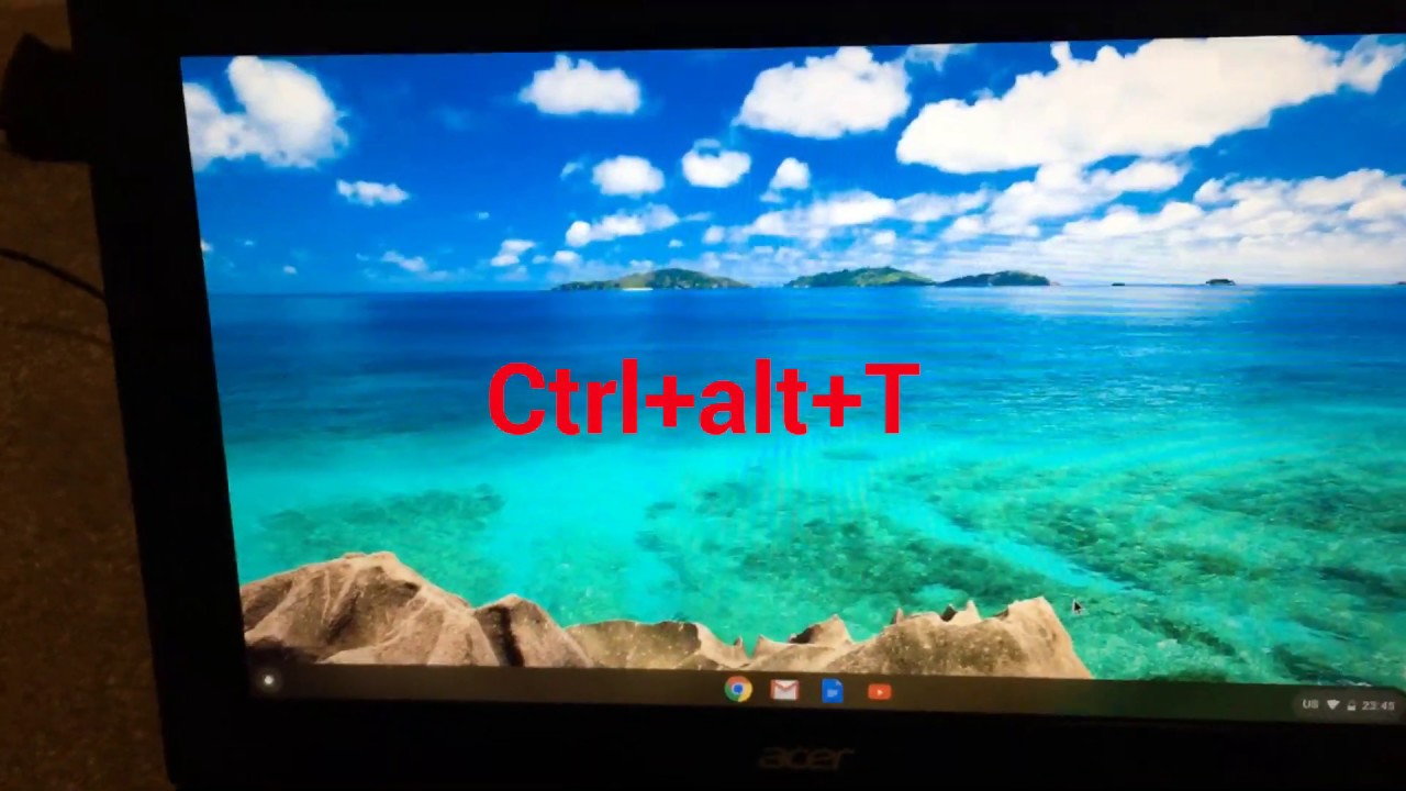 Turn on Developer Mode on ChromeBook - YouTube