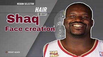 Shaquille O’Neal face Creation 2k20!!