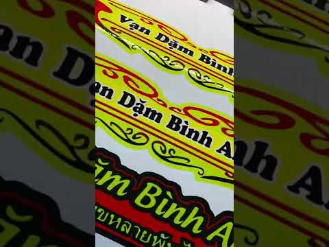 Video NHÃN DECAL TEM XE, GAS các loại - youtube