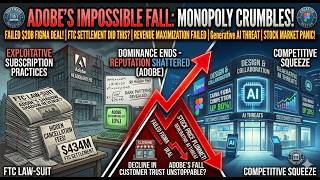Adobe’s Downfall: FTC Lawsuit, Figma Failure, and AI Disruption Shake the Software Giant