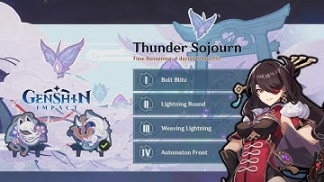 All Thunder Sojourn Events | Genshin Impact Beidou Event