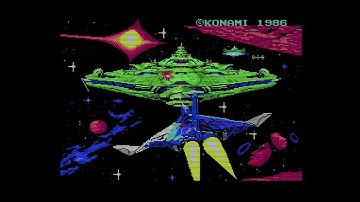 Gradius   MSX gameplay