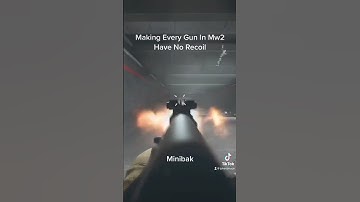 Making Every Gun In Mw2 Have No Recoil Pt.20.5 Minibak #mw2 #shorts #tiktok#warzone#cod#twitch#reels